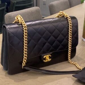 SOLD‼️Pre-Loved Chanel perfect edge flap bag